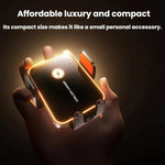 Supporto auto con caricabatterie wireless 15W e bloccaggio automa