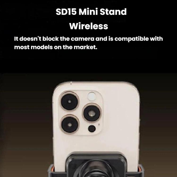 Supporto auto con caricabatterie wireless 15W e bloccaggio automa