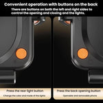Supporto auto con caricabatterie wireless 15W e bloccaggio automa