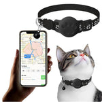 Collare localizzatore GPS per gatti compatibile Apple e Google