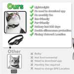 Collare localizzatore GPS per gatti compatibile Apple e Google