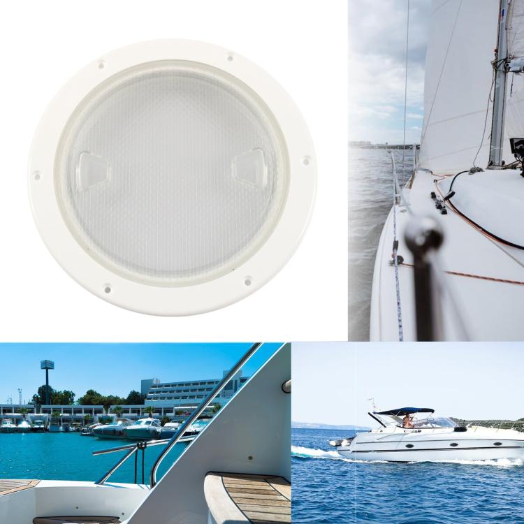 Telo copertura rotondo trasparente in nylon per yacht