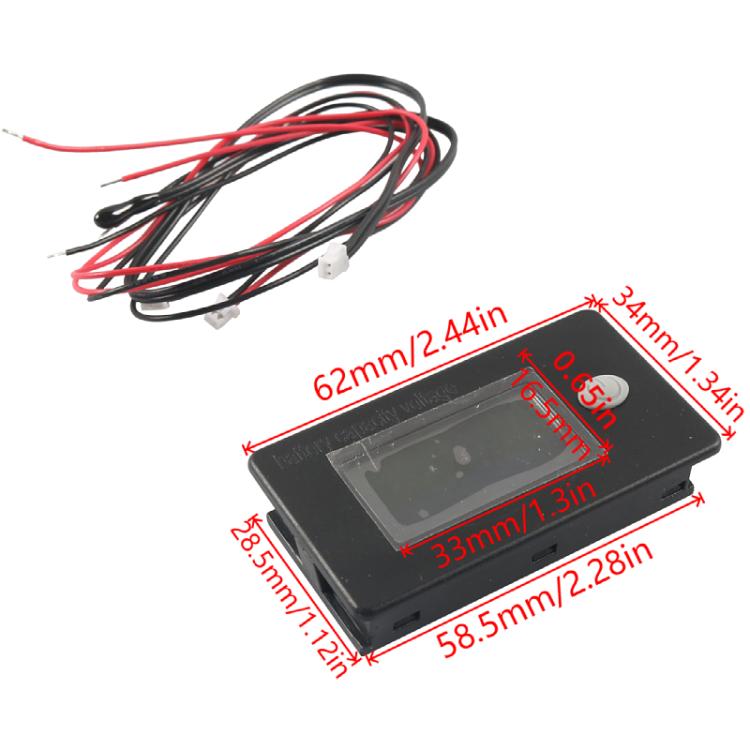 Display LCD voltmetro per carrello da golf 10-100V