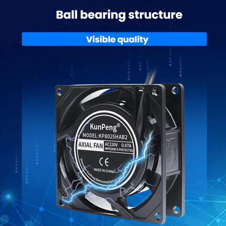 Ventola raffreddamento KunPeng 8cm 17W AC 110V/220V