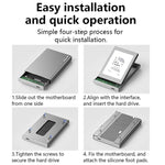 Blueendless U23QC custodia esterna USB 3.0 per HDD 2.5"