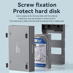 Blueendless U35K Custodia Hard Disk SATA 2,5/3,5" USB 3.0 Type-C