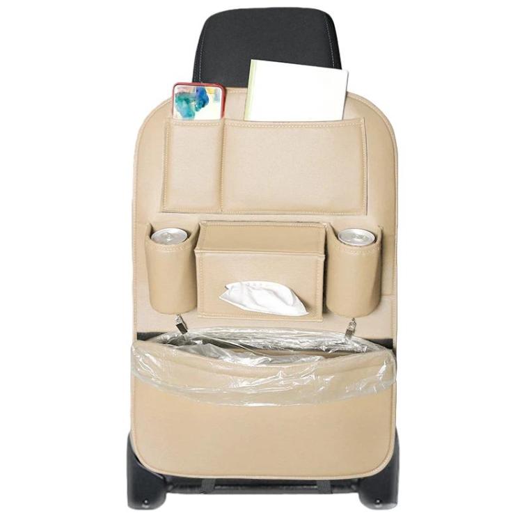 Organizer portaoggetti in pelle per sedile auto 43x59 cm