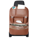 Organizer portaoggetti in pelle per sedile auto 43x59 cm