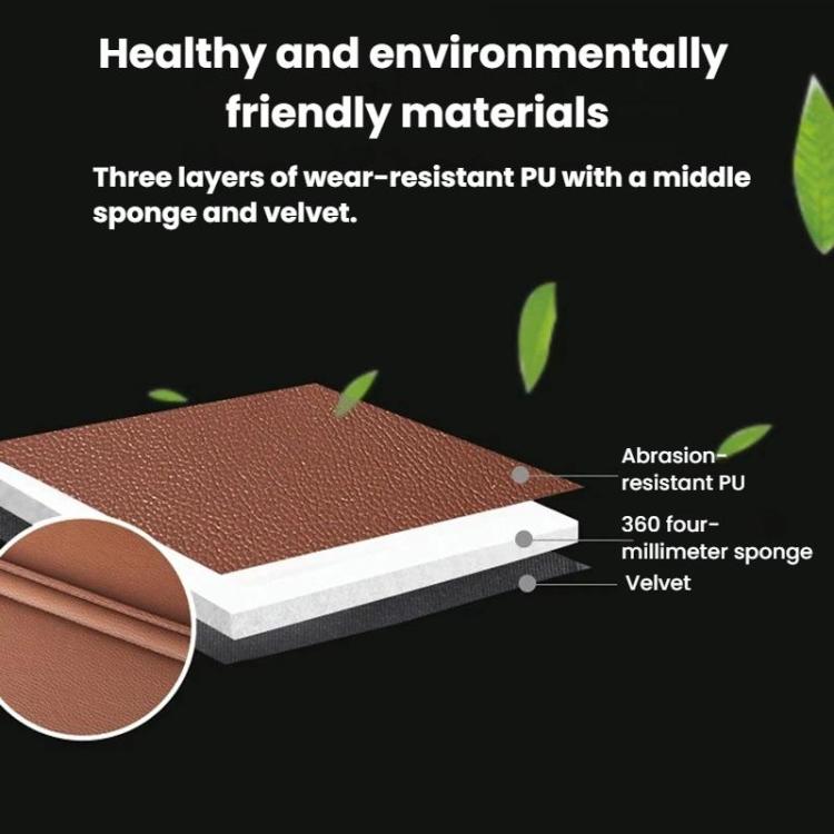 Organizer portaoggetti in pelle per sedile auto 43x59 cm