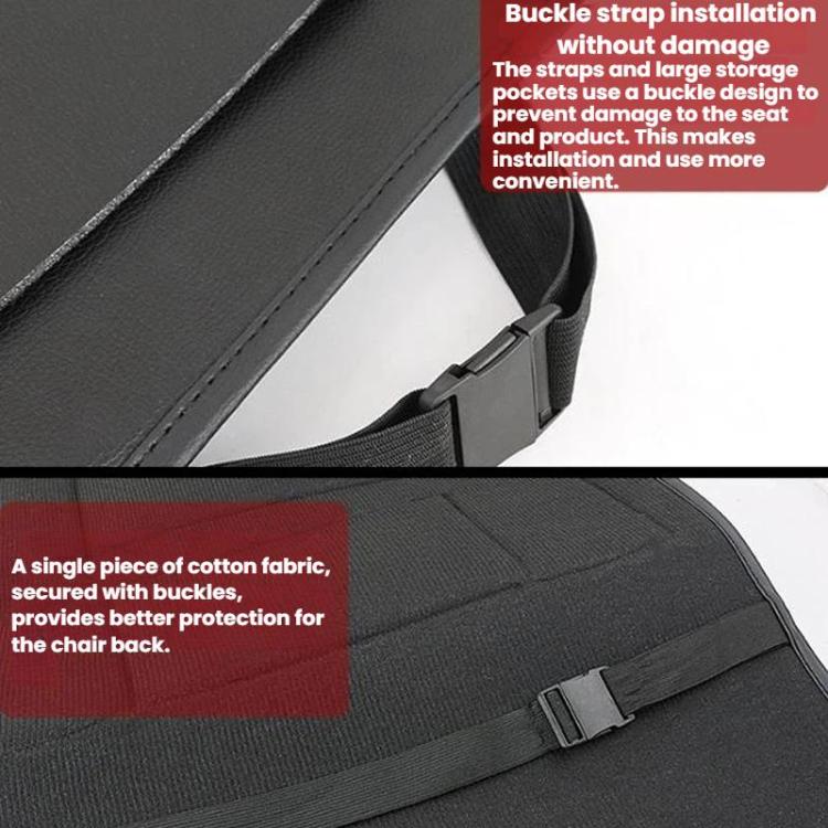 Organizer portaoggetti in pelle per sedile auto 43x59 cm