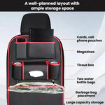 Organizer portaoggetti in pelle per sedile auto 43x59 cm