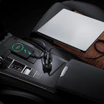 Caricabatterie auto impermeabile 163W con display digitale
