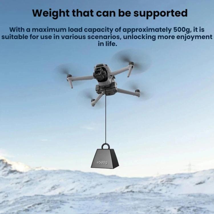 Dispositivo di rilascio oggetti per DJI Air 3 e 3S