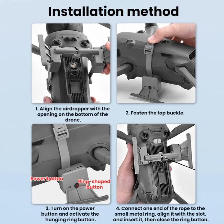 Sistema lancio e consegna regali per DJI Mavic 4 Pro