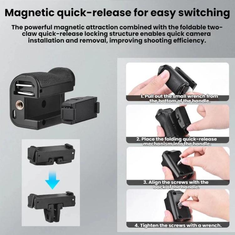 Impugnatura con otturatore per DJI Osmo Action 3/4/5 Pro
