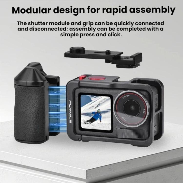 Impugnatura con otturatore per DJI Osmo Action 3/4/5 Pro