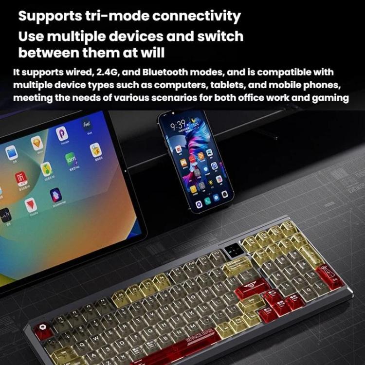Tastiera meccanica LANGTU T98 Bluetooth Wireless Wired