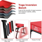 Panca pieghevole per inversione yoga con cuscino T