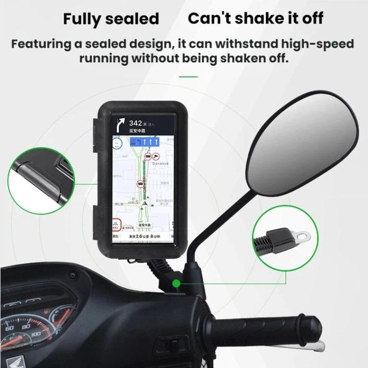 Supporto impermeabile per telefono da bici e moto 6.7-7.4"