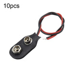 10 clip per batteria da 9V con cavi, custodia porta batteria, Type I Hard Buckle, Type I, Type T, Type I With DC Plug, Type T With DC Plug