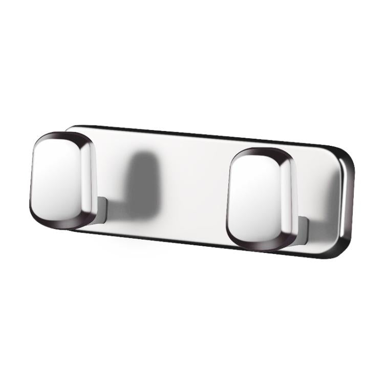 Gancio adesivo in lega per sedile auto 6,5x2 cm