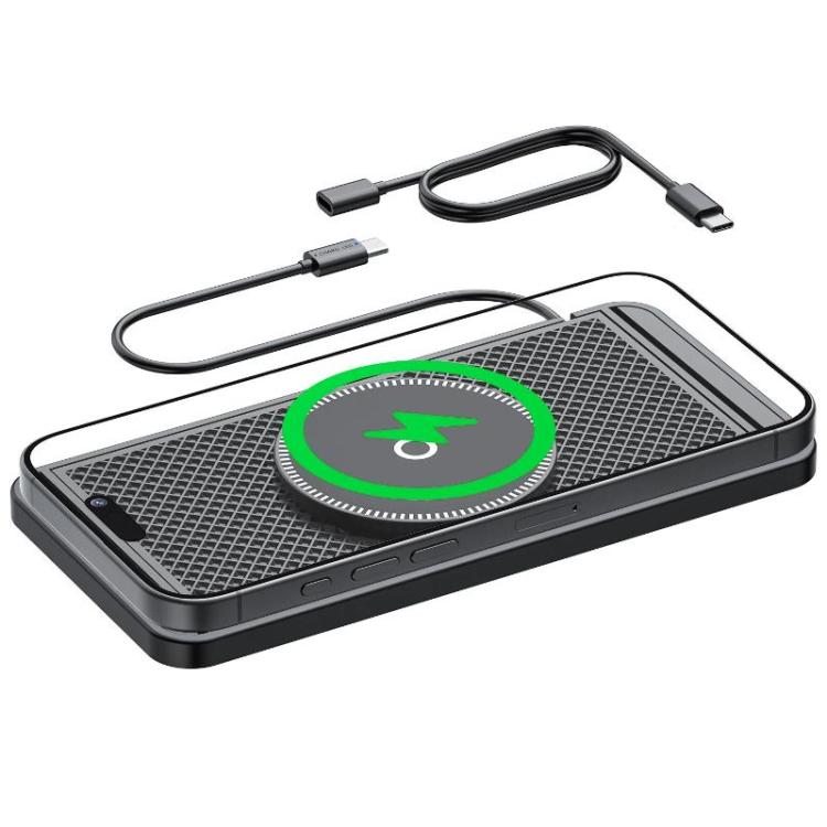 Tappetino magnetico antiscivolo per ricarica wireless Qi