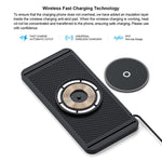 Tappetino magnetico antiscivolo per ricarica wireless Qi