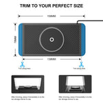 Tappetino magnetico antiscivolo per ricarica wireless Qi