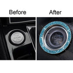 Adesivo decorativo con anello diamante per avviamento auto