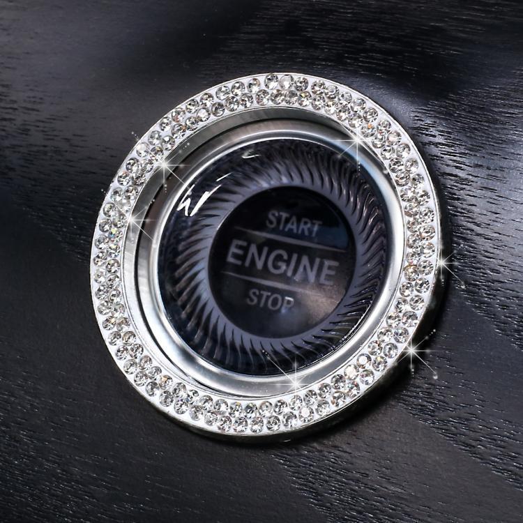 Adesivo decorativo con anello diamante per avviamento auto