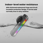 Fanale posteriore colorato per bicicletta con sensore frenata
