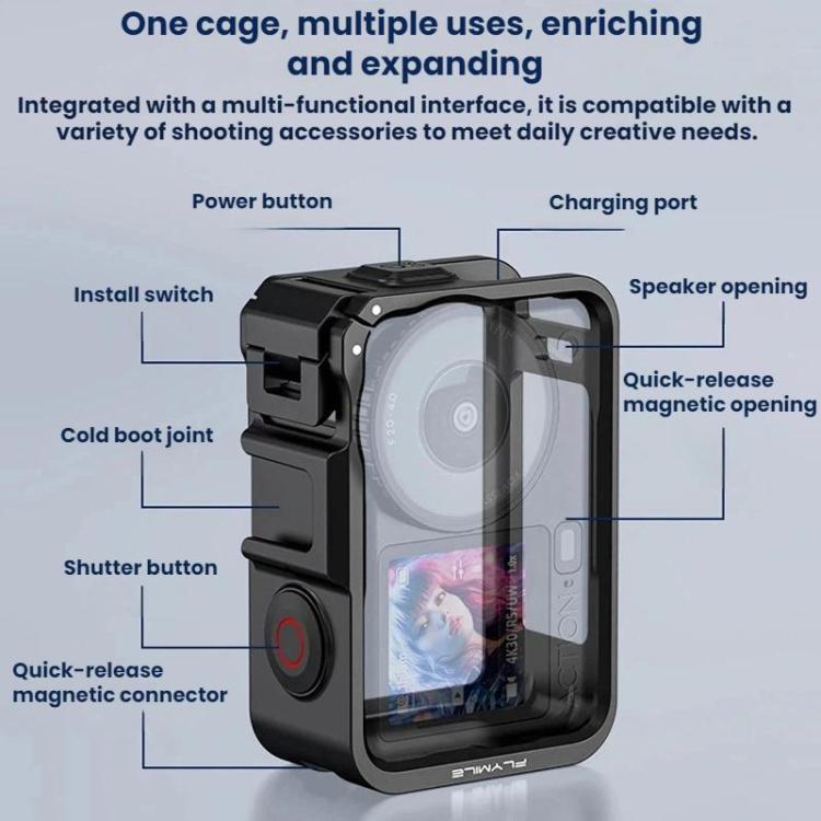 Custodia protettiva in silicone per DJI Osmo Action 6