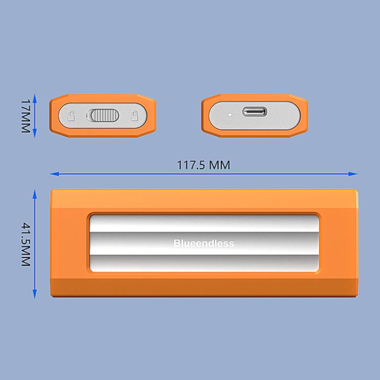 Blueendless Custodia Esterna M.2 SSD USB-C 10Gbps