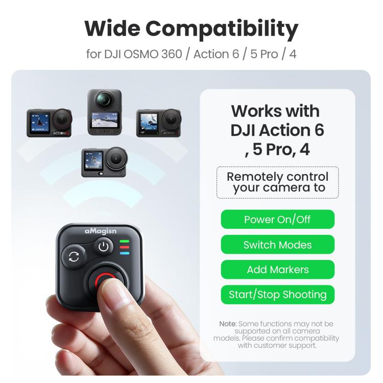 Telecomando Bluetooth per DJI Osmo Action 6/5 Pro/4
