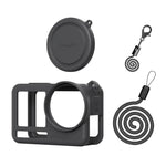 Custodia in silicone per DJI Osmo Action 6 con copriobiettivo