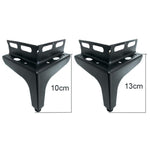 10 gambe supporto mobili con viti e staffe angolari