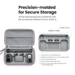 Custodia rigida media per DJI Osmo Action 6 con inserto in schium
