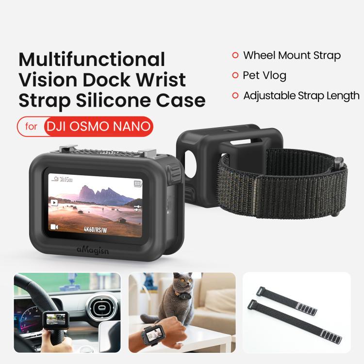 Custodia in silicone per DJI Osmo Nano con cinturino