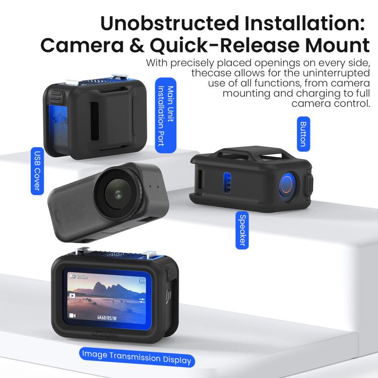 Custodia in silicone per DJI Osmo Nano con cinturino