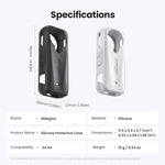 Custodia in silicone per Insta360 X4 Air con protezione obiettivo
