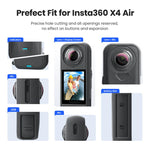 Custodia in silicone per Insta360 X4 Air con protezione obiettivo