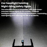 Supporto per ciclocomputer e luce bici regolabile