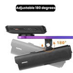 Supporto per ciclocomputer e luce bici regolabile