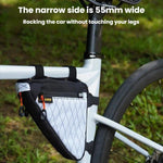 Borsa triangolare da telaio per bicicletta impermeabile