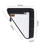 Borsa triangolare da telaio per bicicletta impermeabile