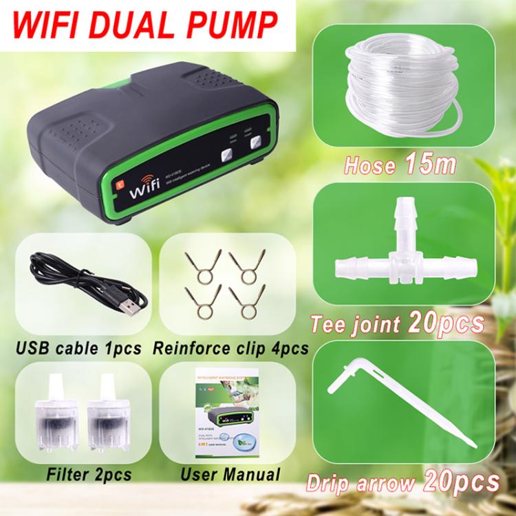 Sistema di irrigazione automatico doppia pompa con controllo Wi-F