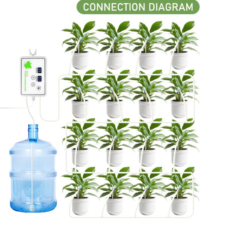 Dispositivo irrigazione automatico a tempo con freccia regolabile