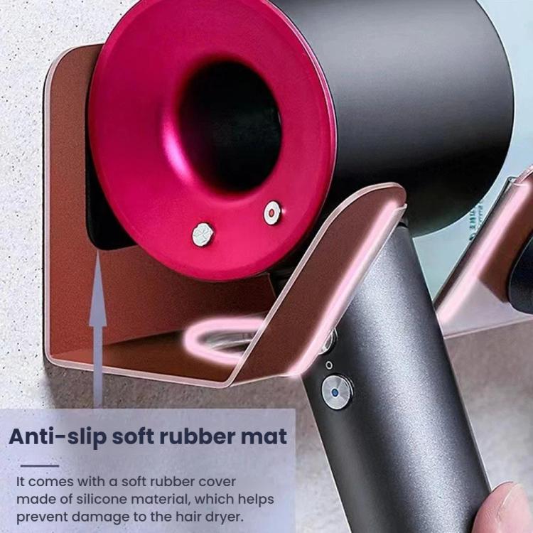 Supporto da parete per asciugacapelli Dyson con adesivo