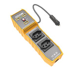 Inverter auto 12V a 220V con doppia USB e 3 porte
