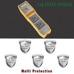 Inverter auto 12V a 220V con doppia USB e 3 porte